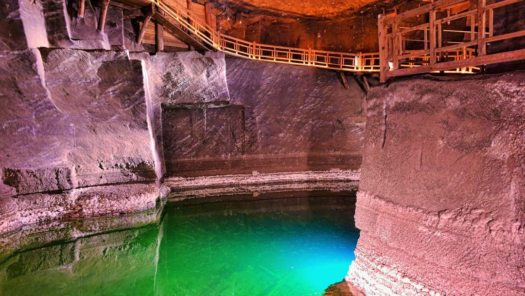 cracovia wieliczka miniera di sale lago sotterraneo
