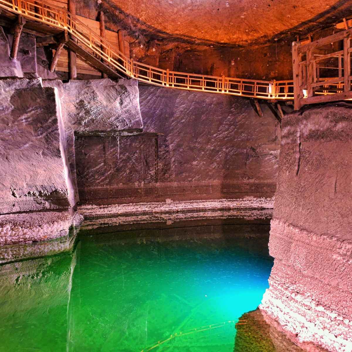 cracovia wieliczka miniera di sale lago sotterraneo