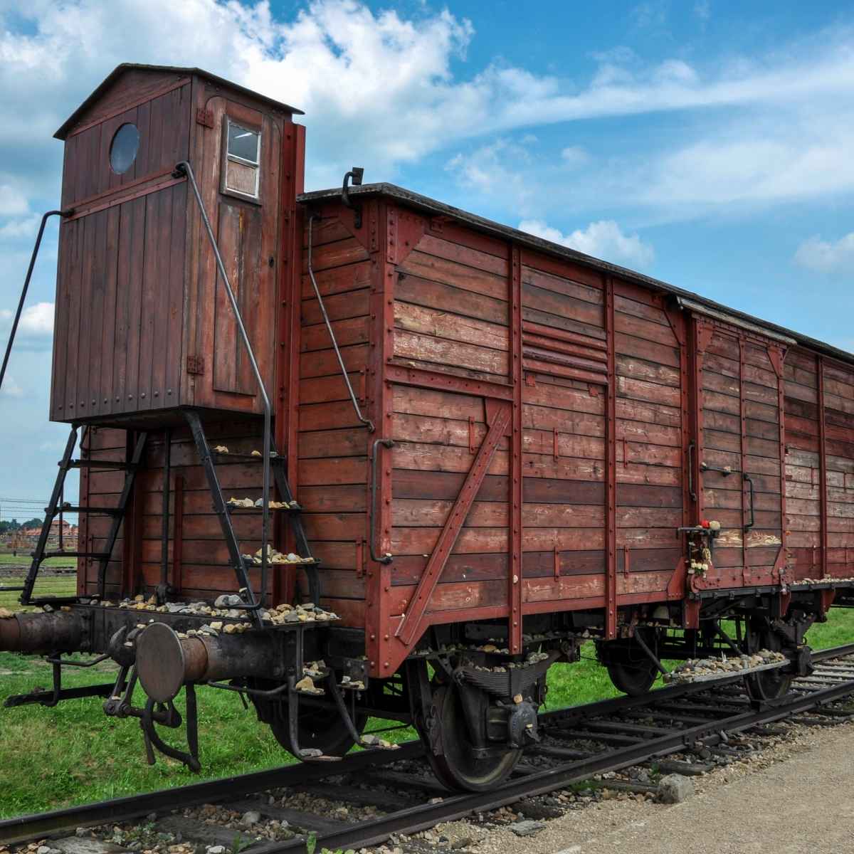 Auschwitz-Birkenau, tour di un giorno della miniera di sale di Wieliczka da Cracovia. Carro storico dell\'agone a birkenau