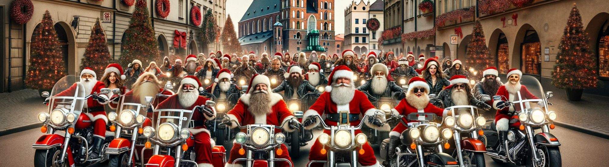 MotoSanta a Cracovia: Tradizione Gioiosa a Scopo Benefico